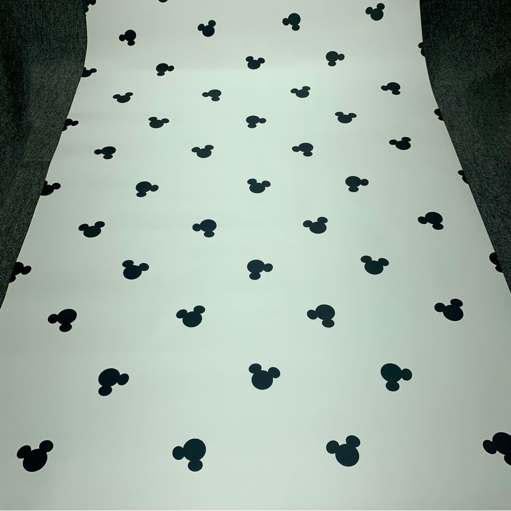 Vintage RARE Mickey Mouse Ears Wallpaper 20.5 Inches Wide X 32.8 feet Long. - Picture 6 of 6